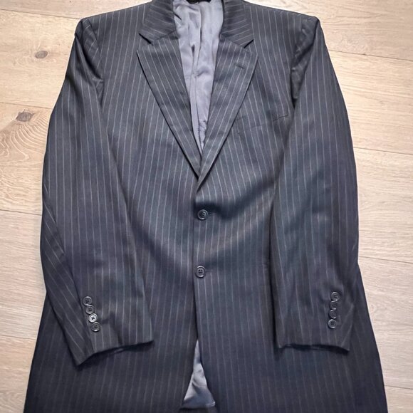 Brooks Brothers 346 Charcoal Gray Pinstriped Suit - Picture 5 of 8